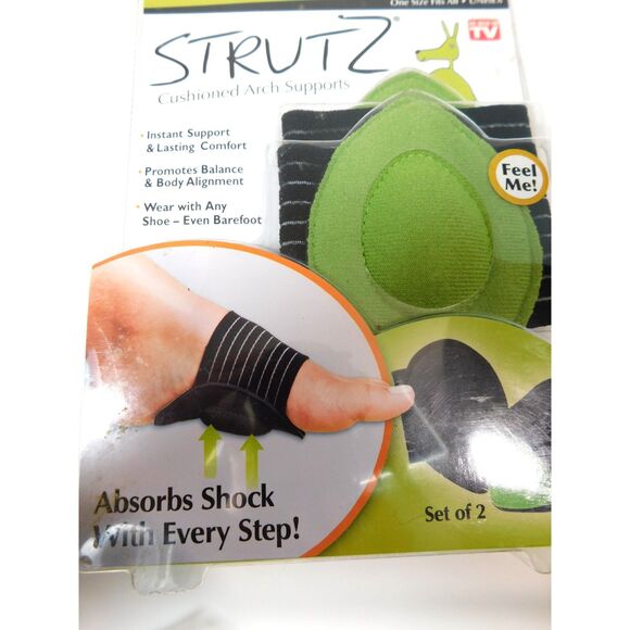 Strutz Arch Supports Set of 2 Sealed Package Foot Comfort Support - Picture 2 of 3